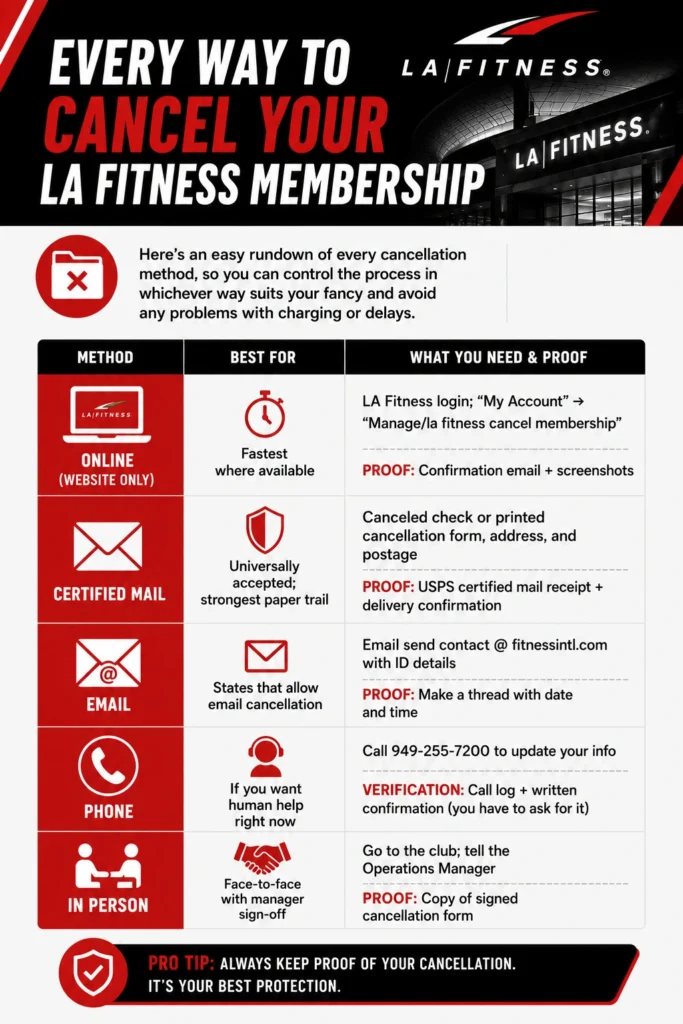 How to Cancel LA Fitness Membership Easily Without Extra Charges 2 How to Cancel LA Fitness Membership Easily Without Extra Charges