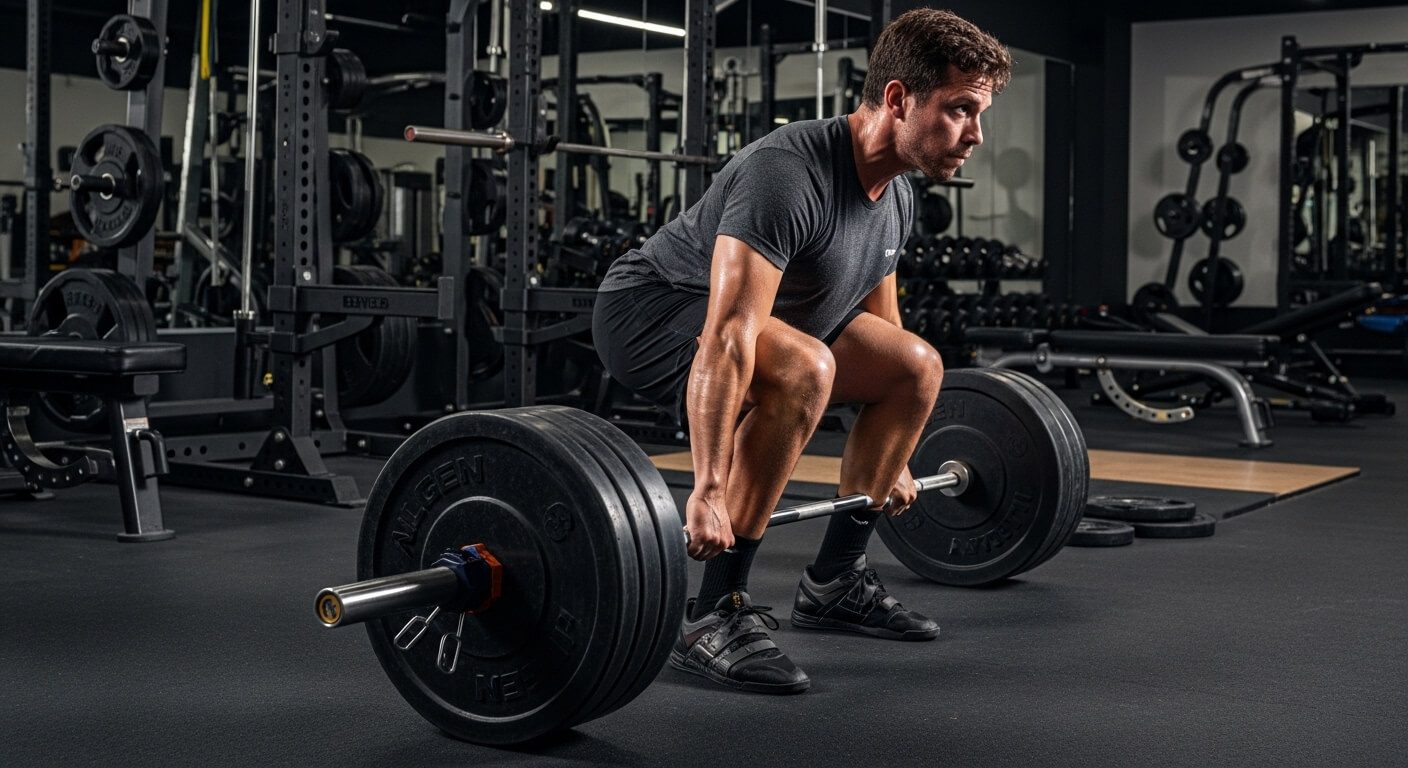 LA Fitness strength training machines and free weights