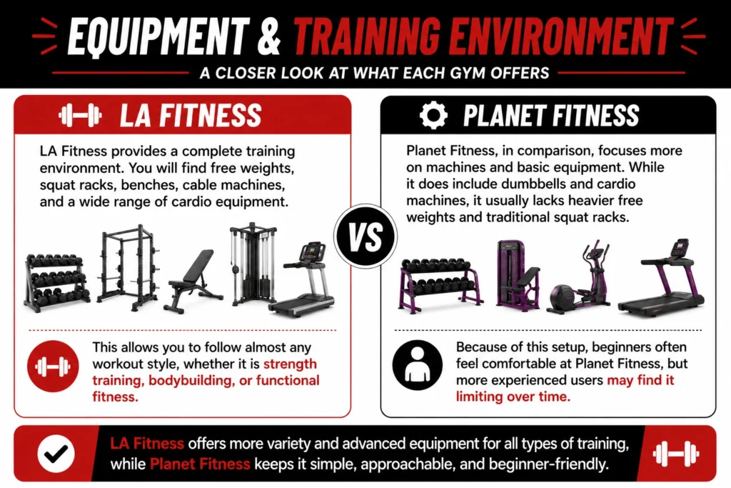 LA Fitness vs Planet Fitness: Which Is Better in 2026? 2 Which Gym LA Fitness vs Planet Fitness, Offers Better Equipment and Training Options